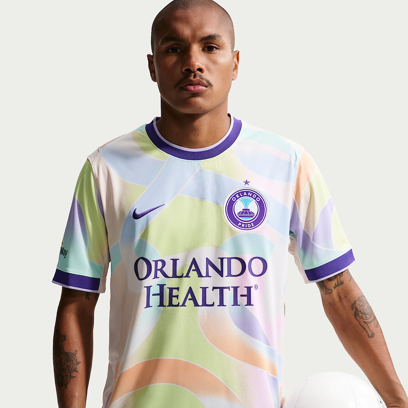 Orlando Pride Men's Nike Dri-FIT NWSL Replica Jersey. Nike.com